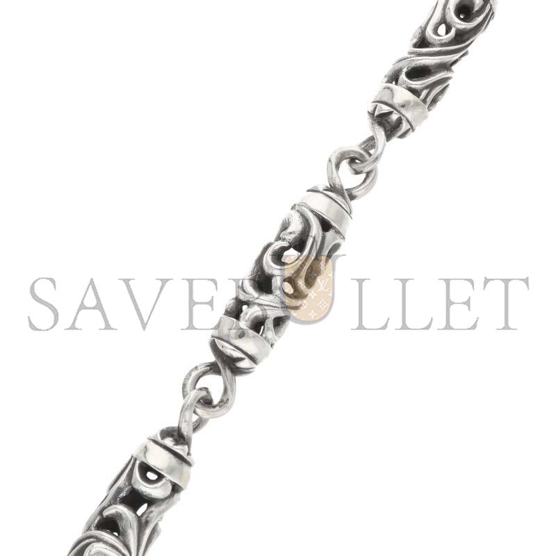 CHROME HEARTS ROLLER LONG-S 1-CLIP 9-LINK LONG ROLLER WALLET CHAIN 